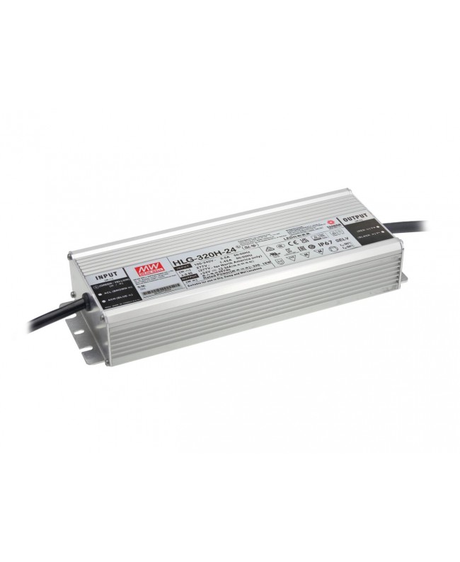 Meanwell LED-Netzteil 320W / 24V IP67 HLG-320H-24 Strip Trafos & Controller