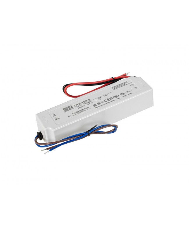 Meanwell Alimentazione 60W / 5V IP67 LPV-100-5 Trasformatori & controller per strisce