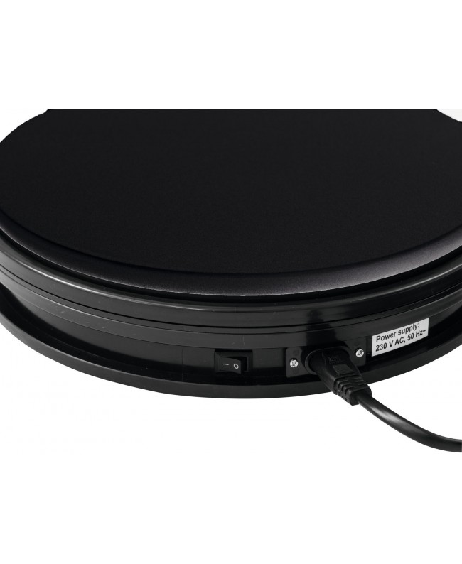 Europalms Rotary Plate 25cm up to 25kg black Miscellaneous