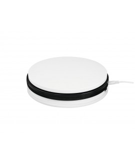 Europalms Rotary Plate 25cm up to 25kg white Miscellaneous