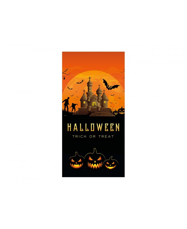 Europalms Halloween Banner, Geisterhaus, 90x180cm Saisonartikel