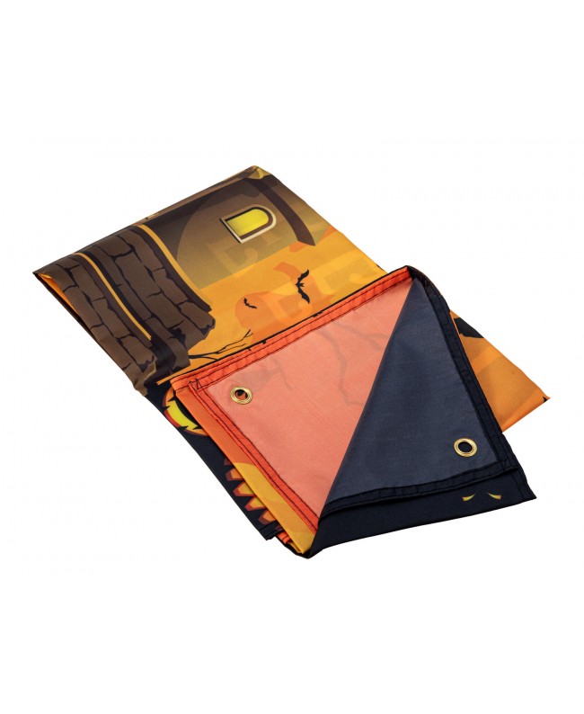 Europalms Halloween Banner, Haunted House, 90x180cm Articoli stagionali