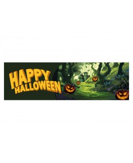 Europalms Halloween Banner, Haunted Forest, 300x90cm Articoli stagionali
