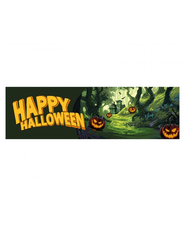 Europalms Halloween Banner, Haunted Forest, 300x90cm Seasonal Items