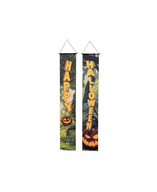 Europalms Halloween Banner, Geisterwald, 2er-Set, 30x180cm Saisonartikel