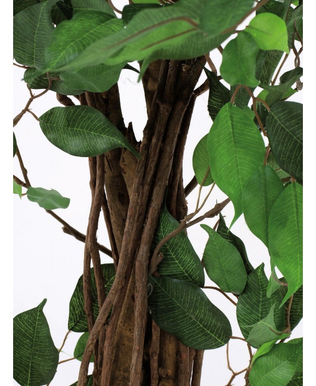 Europalms Ficus-Benjamini Multi-Stamm, Kunstpflanze, 210cm Blumen & Pflanzen