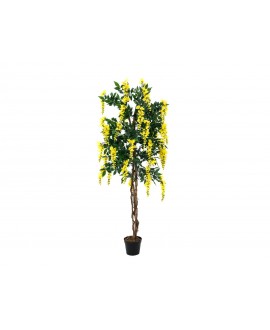 Europalms Goldregenbaum, Kunstpflanze, gelb, 150cm Blumen & Pflanzen