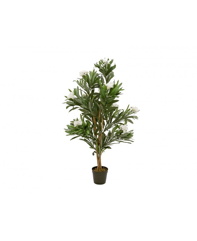 Europalms Oleander Tree, artificial plant, white, 120 cm Flowers & Plants