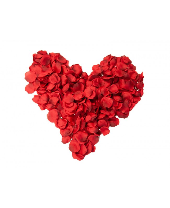 Europalms Rosenblätter, künstlich, rot, 500x Blumen & Pflanzen