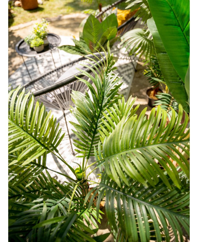 Europalms Areca Palme, 3-stämmig, Kunstpflanze, 150cm Blumen & Pflanzen