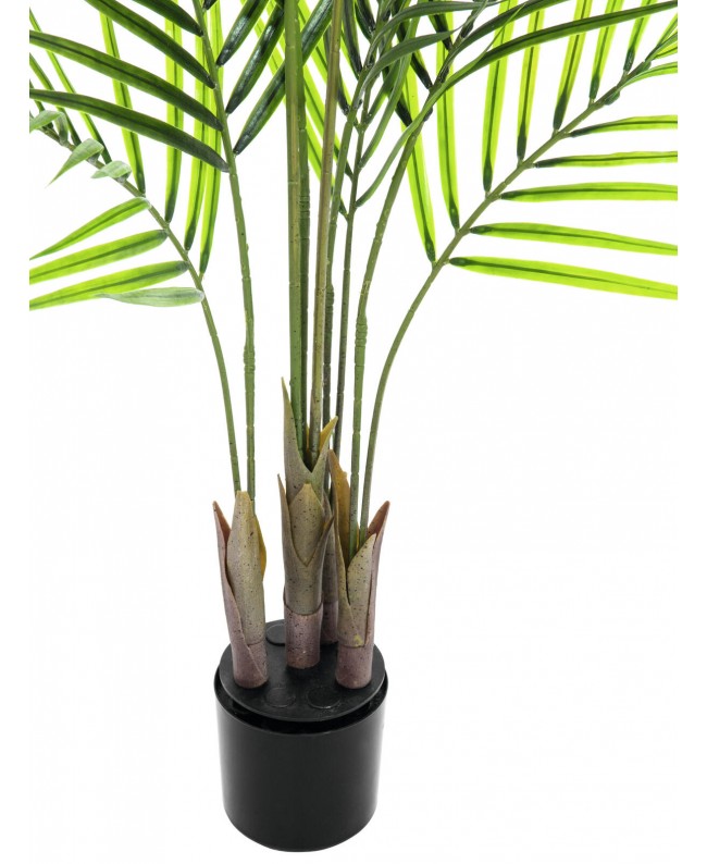 Europalms Großblatt-Areca, Kunstpflanze, 125cm Blumen & Pflanzen