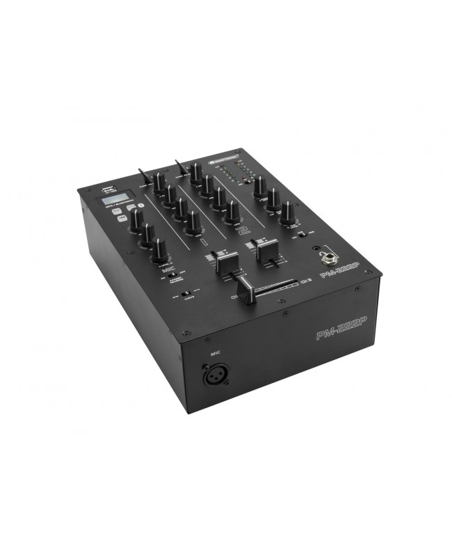 Omnitronic PM-222P 2-channel DJ Mixer with Player