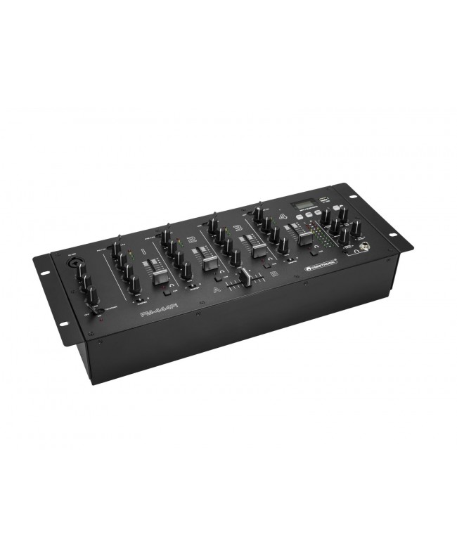 Omnitronic PM-444Pi 4-channel DJ Mixer with Player and USB Interface