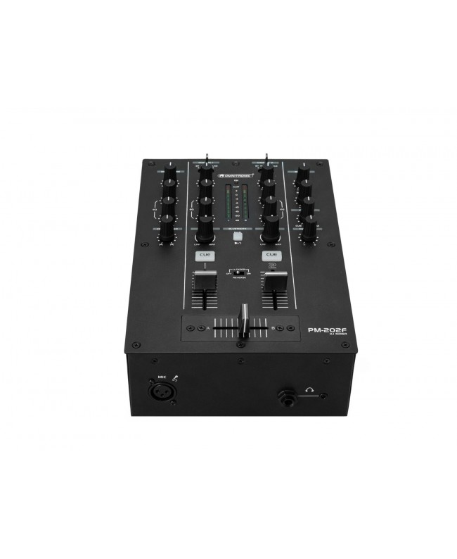 Omnitronic PM-202F 2-Channel DJ Mixer with Filter and Bluetooth