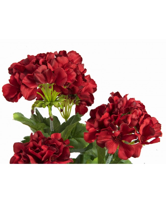 Europalms Geranium, artificial, red, 42cm Flowers & Plants