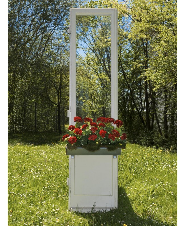 Europalms Geranio artificiale, rosso, 42 cm Fiori & piante