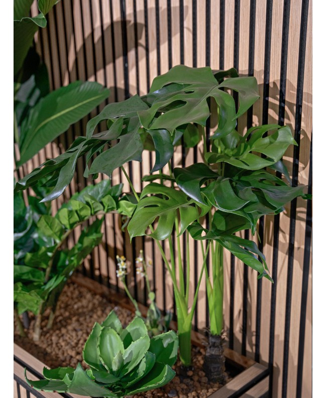 Europalms Monstera deliciosa, Kunstpflanze, 90cm Blumen & Pflanzen