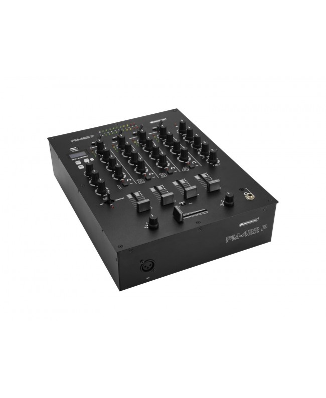 Omnitronic PM-422P 4-Kanal-DJ-Mixer mit Bluetooth und USB-Player
