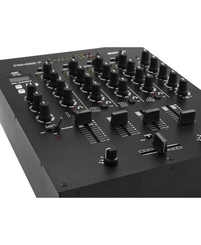 Omnitronic Mixer DJ a 4 canali PM-422P con lettore Bluetooth e USB