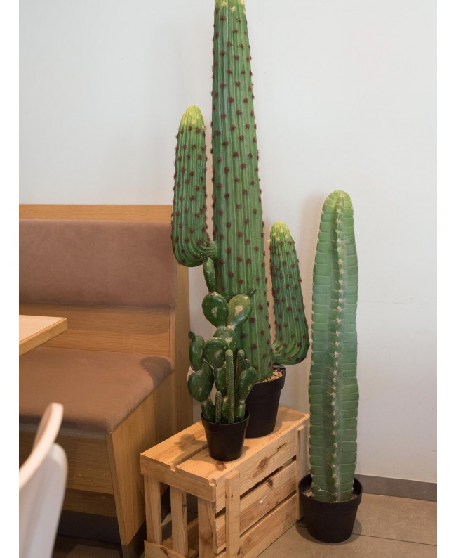 Europalms Mexikanischer Kaktus, Kunstpflanze, grün, 97cm Blumen & Pflanzen