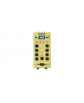 Omnitronic GNOME-202P Mini-Mixer gold DJ-Mixer