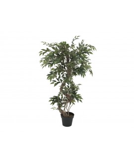 Europalms Ficus Multiple Spiral Trunk, pianta artificiale, verde, 130cm Fiori & piante