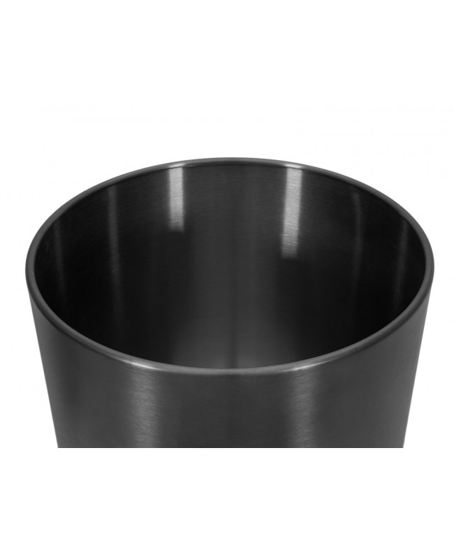 Europalms STEELECHT-35 Nova, stainless steel pot, anthracite, Ø35cm Flowers & Plants