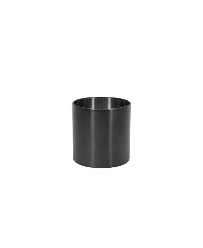 Europalms STEELECHT-40 Nova, stainless steel pot, anthracite, Ø40cm Flowers & Plants