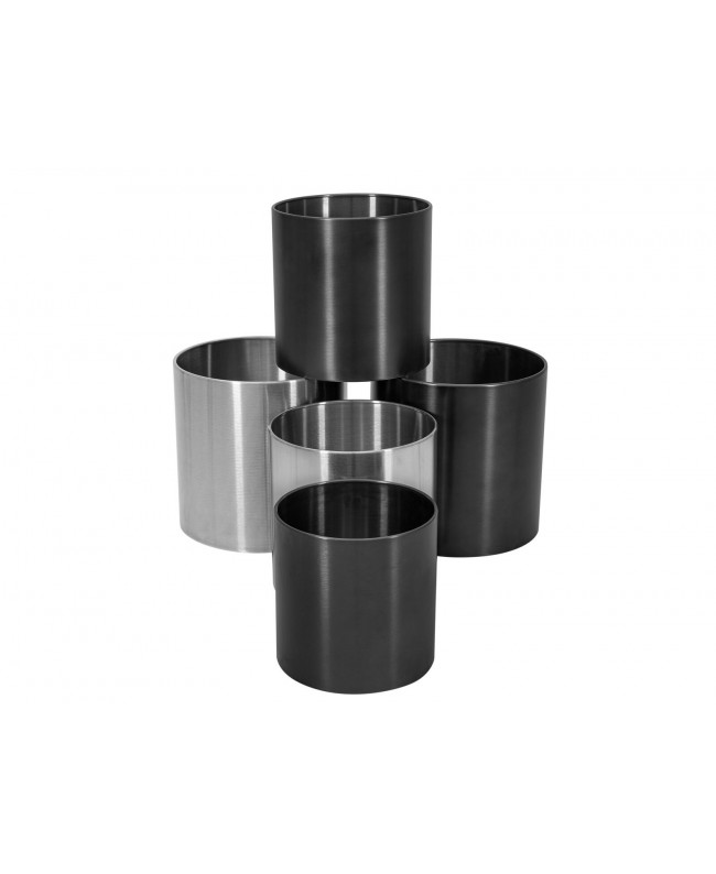 Europalms STEELECHT-40 Nova, stainless steel pot, anthracite, Ø40cm Flowers & Plants