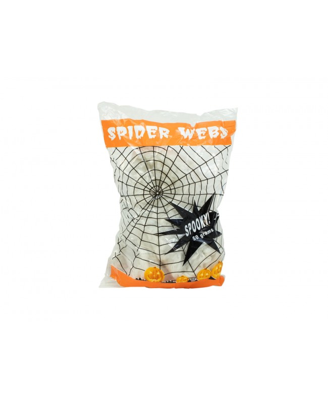 Europalms Halloween Spider Web White 50g Seasonal Items