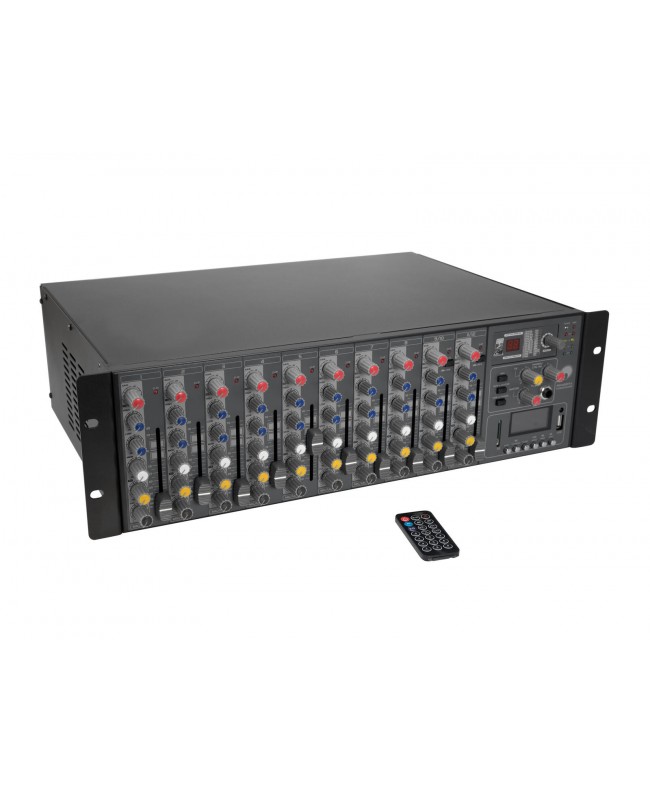 Omnitronic RM-1422FXA USB Rack Power Mixer