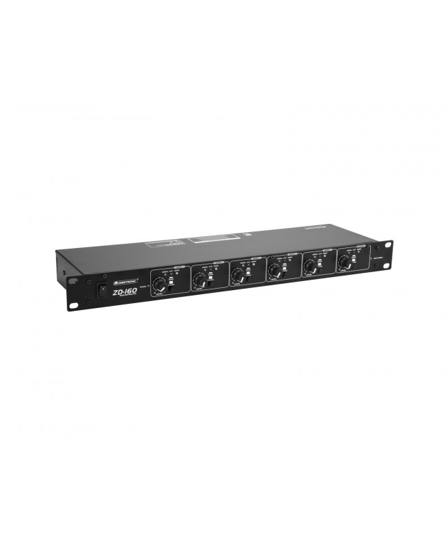 Omnitronic Distributore di zona ZD-160B Mixer da installazione