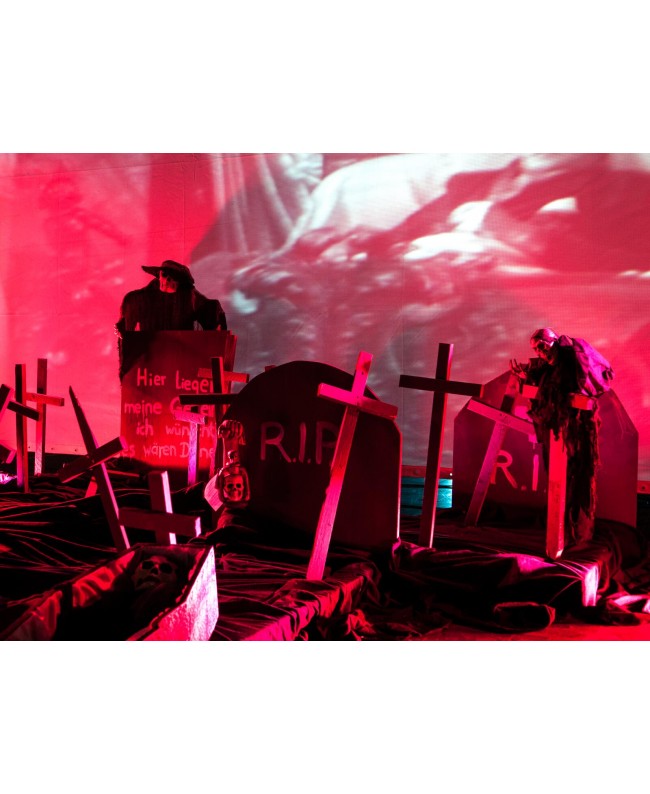 Europalms Halloween Figure Bat Ghost 85cm Seasonal Items