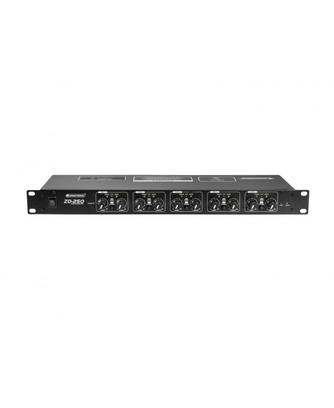 Omnitronic ZD-250B Zone Distributor Installation Mixers