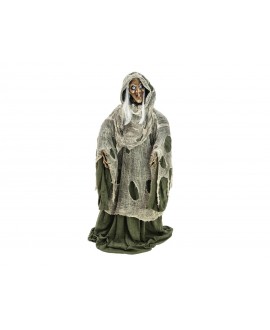 Europalms Strega di Halloween, verde, 145x70x66cm Articoli stagionali