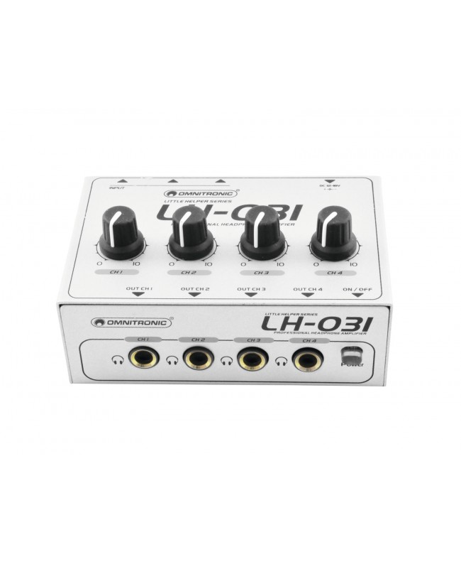 Omnitronic Amplificatore per cuffie LH-031 Amplificatori per cuffie