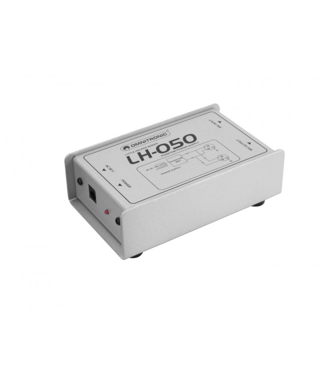 Omnitronic Adattatore di alimentazione Phantom LH-050 Audio Tools