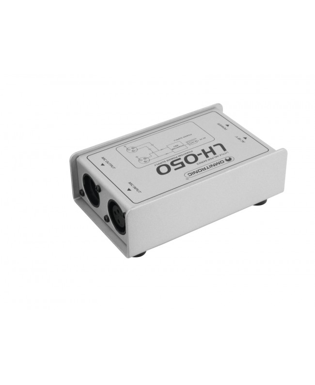 Omnitronic Adattatore di alimentazione Phantom LH-050 Audio Tools