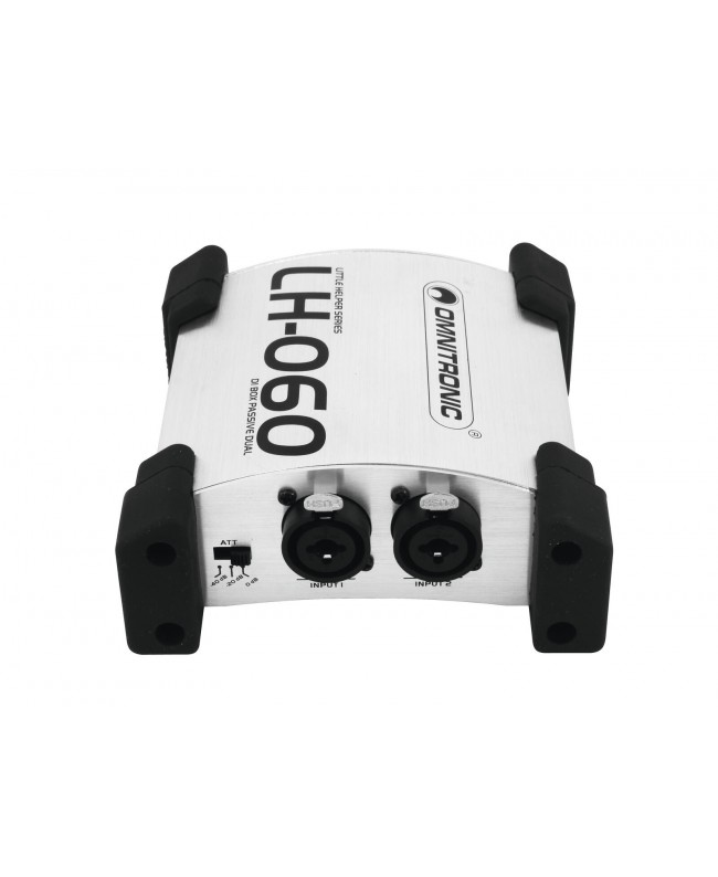 Omnitronic LH-060 PRO Dual DI Box passive Passive DI Boxes