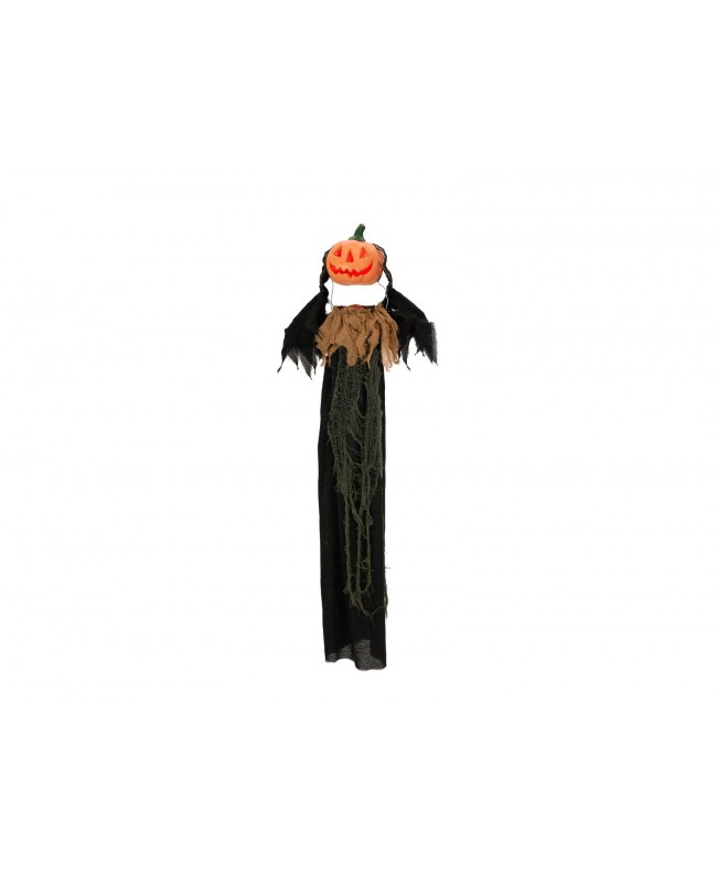 Europalms Halloween Figure Pumpkin Head, animated 115cm Articoli stagionali