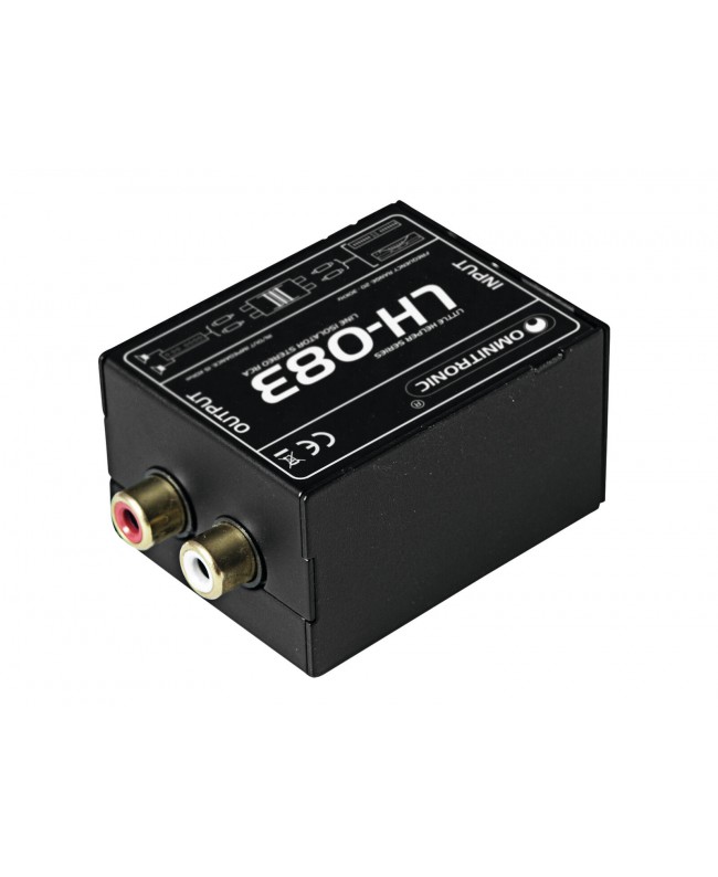 Omnitronic LH-083 Stereo-Isolator RCA S Audio Tools