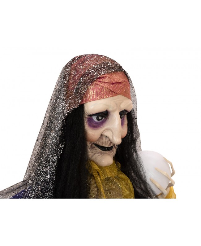 Europalms Halloween Figure Fortune Teller, animated 50cm Seasonal Items