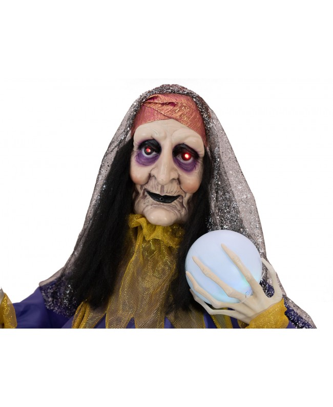 Europalms Halloween Figure Fortune Teller, animated 50cm Seasonal Items