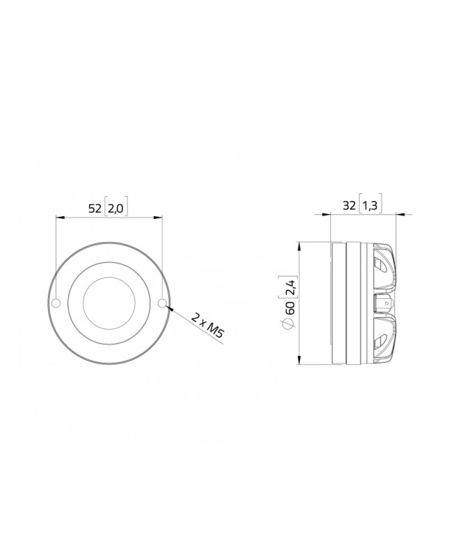 Lavoce DN10.142-16 1 Zoll Kompressionstreiber, Neodym Neodym-Kompressionstreiber