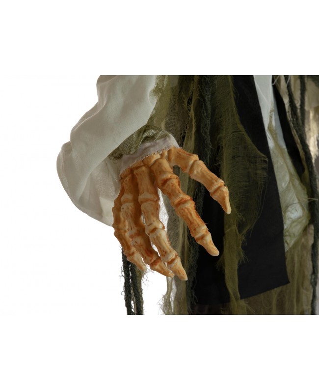 Europalms Halloween Figure Pumpkin Man, animated, 170cm Articoli stagionali