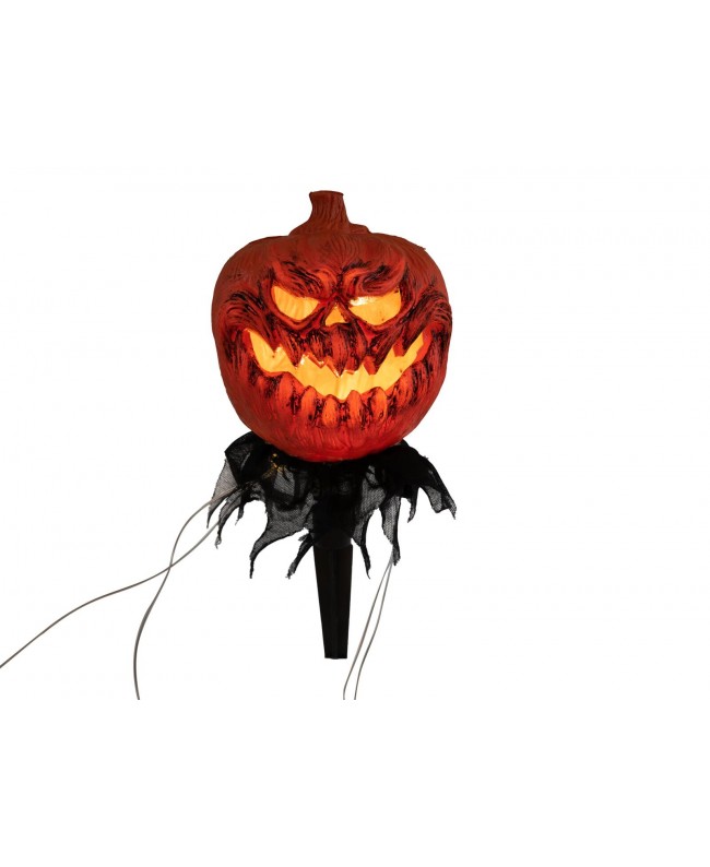 Europalms Zucche di Halloween con paletto, set di 3, 39 cm Articoli stagionali