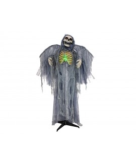 Europalms Halloween Figur Todesengel, animiert, 160cm Saisonartikel