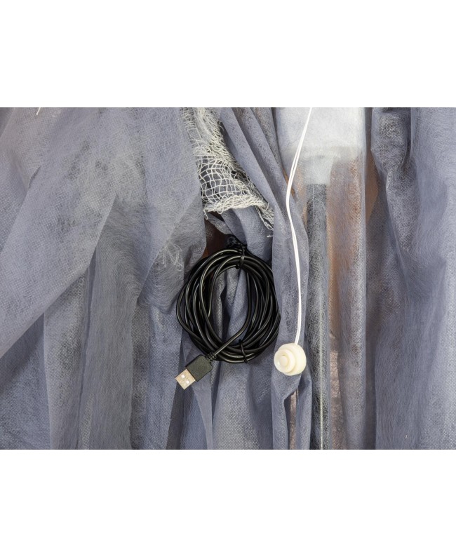 Europalms Halloween Figur Todesengel, animiert, 160cm Saisonartikel