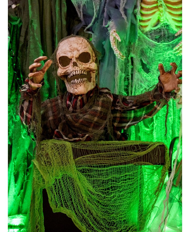 Europalms Halloween Groundbreaker Skeleton Monster, 45cm Articoli stagionali