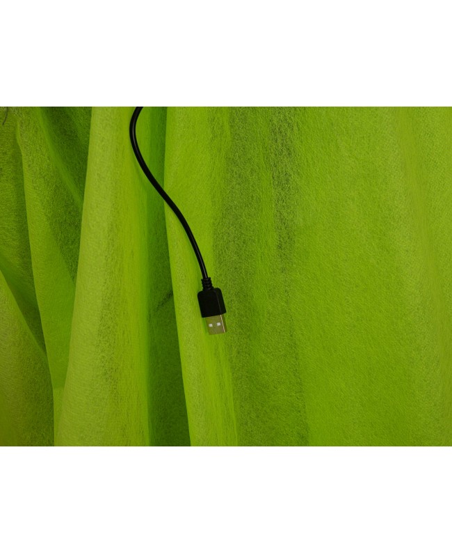 Europalms Figura di Halloween Scheletro con mantello verde, animato, 170 cm Articoli stagionali